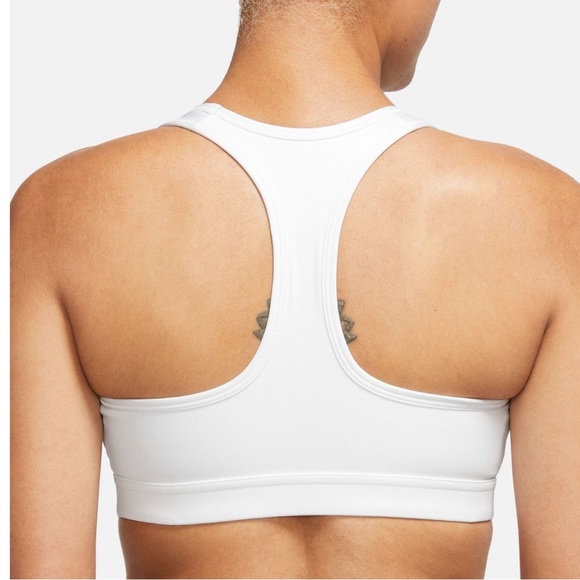 Nike Black and White Sports Bra with Moisture-Wicking Fabric - Picture 2 of 6